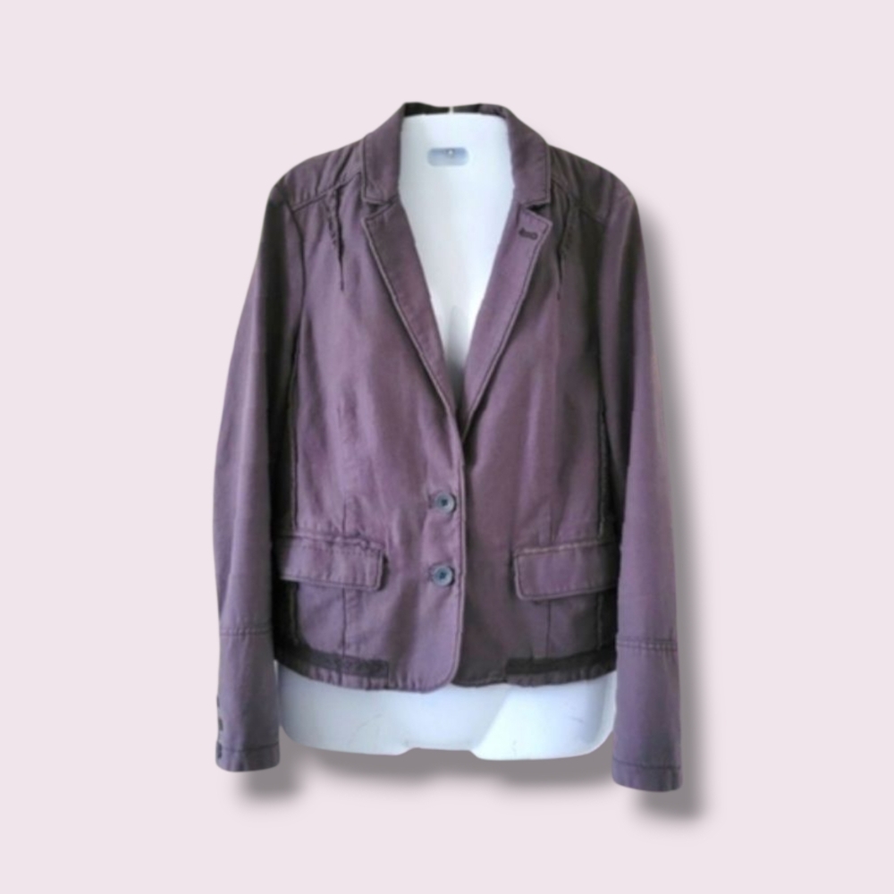 HEI HEI | Anthro | Delaine Cute Gray Gingham Blazer (SIZE 4)